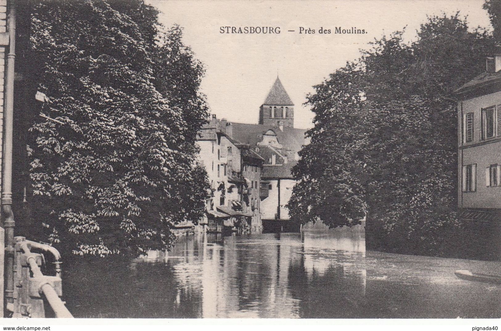 Cp , 67 , STRASBOURG , Près Des Moulins - Strasbourg