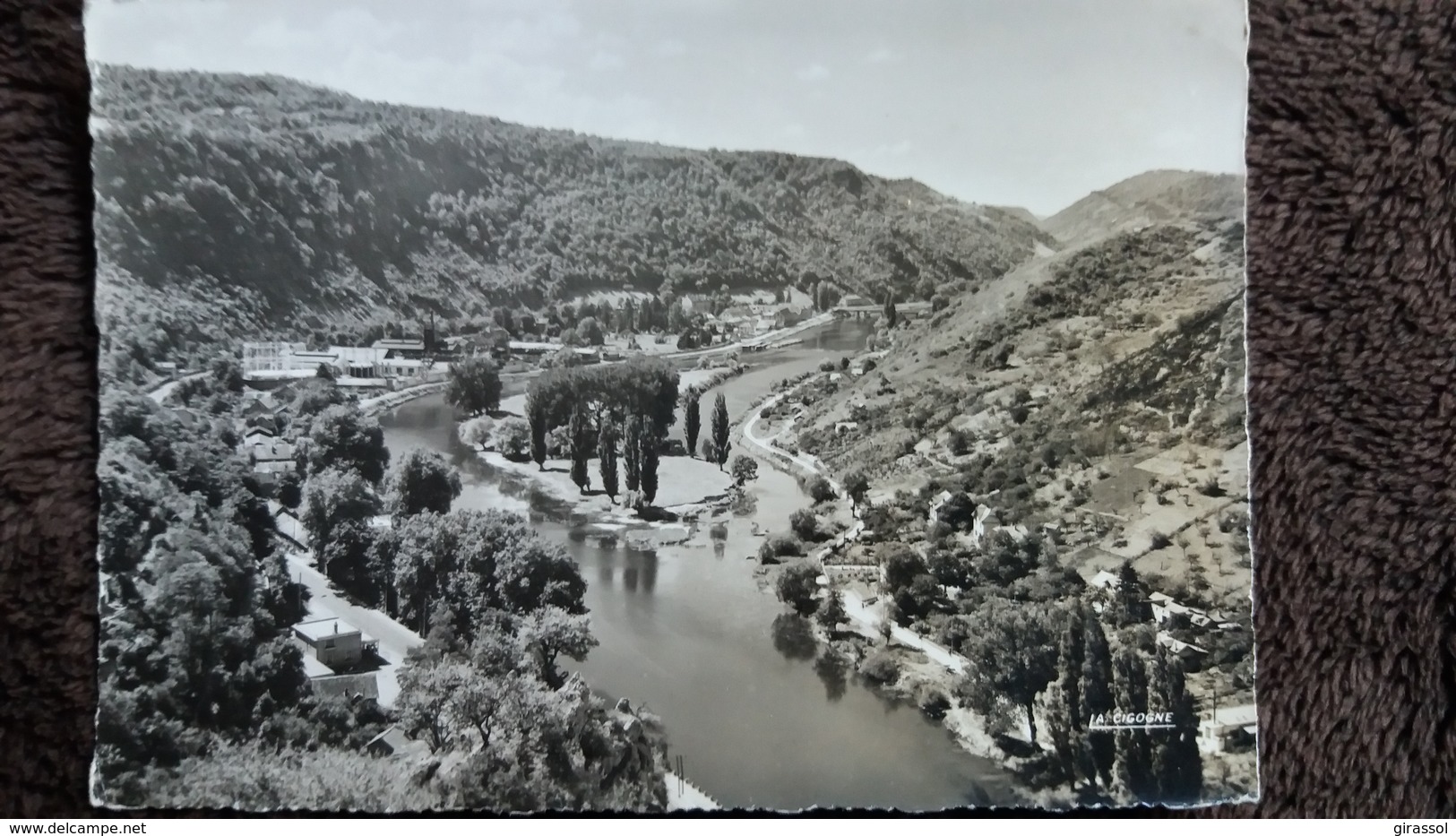 CPSM BESANCON DOUBS LE DOUBS ET L ILE MALPAS ED LA CIGOGNE 1957 - Besancon