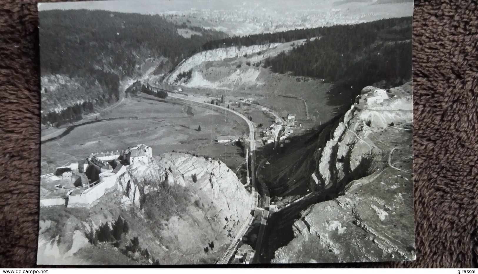 CPSM PAYSAGE DU HAUT DOUBS DEFILE DES FORTS DE JOUX ET DU LARMONT PHOTO STAINACRE - Autres & Non Classés