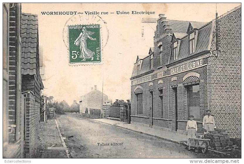 Wormhout     59        Usine électrique Et Café De L'Usine                  (voir Scan) - Wormhout