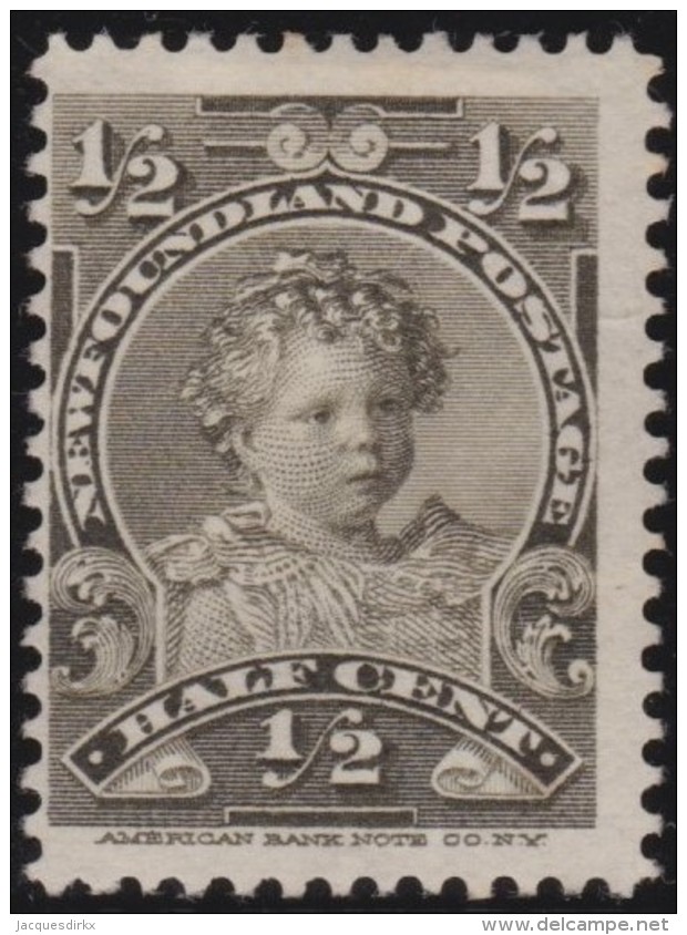 Newfoundlans    .    SG   .        83       .      (*)         .     Geen  Gom   .    /      .     No Gum - 1865-1902