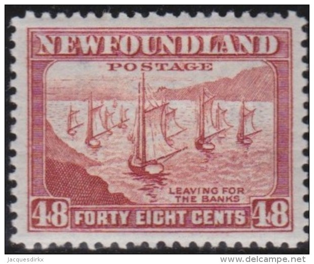 Newfoundlans    .    SG   .      289       .     *       .     Ongebruikt    .    /      .     Mint-hinged - 1908-1947