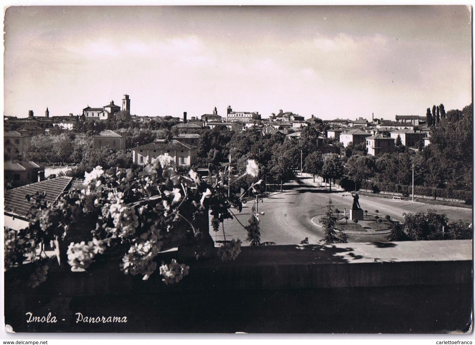 Imola-Panorama - Viaggiata 1953 - Imola