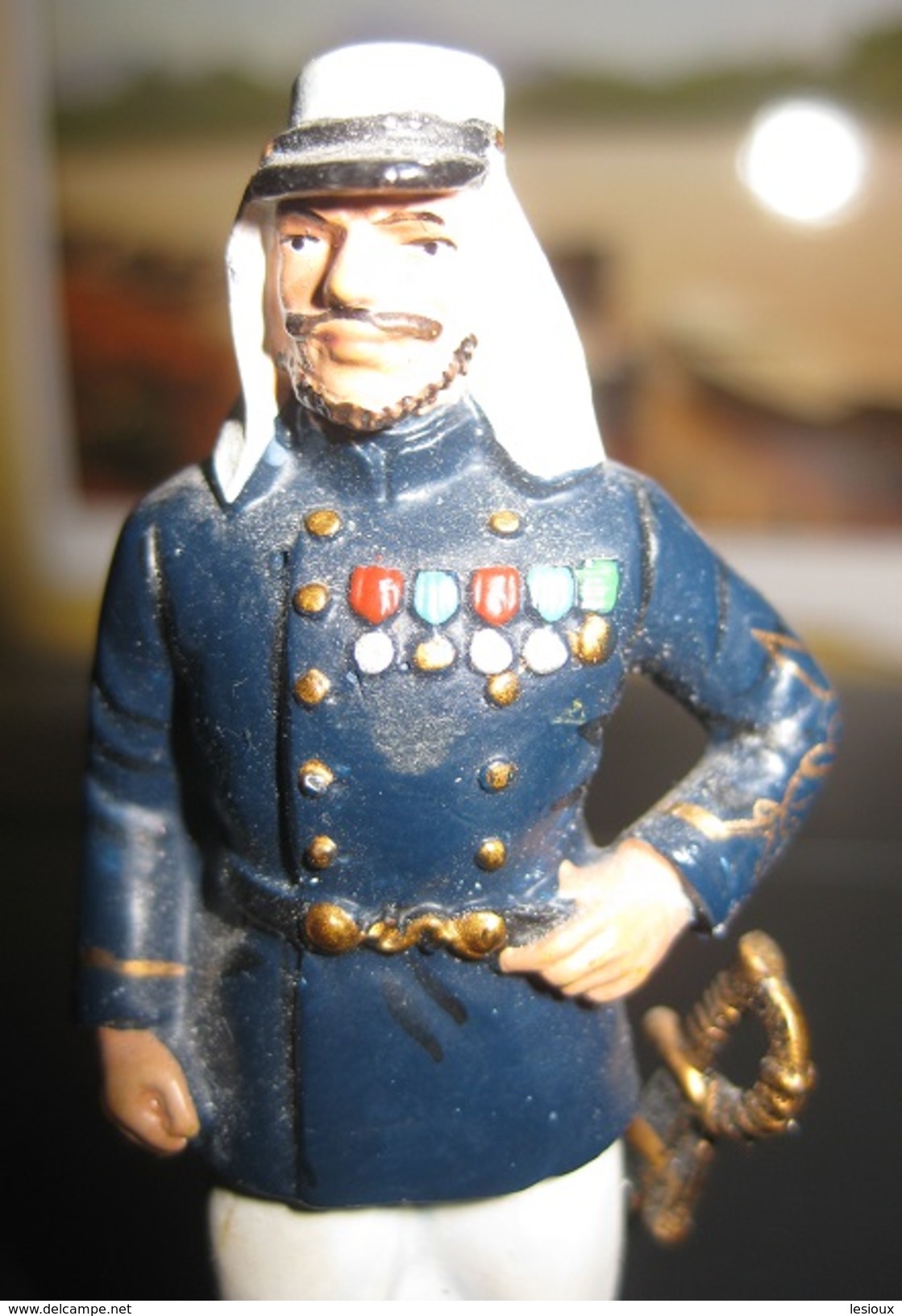 F203 FIGURINE SOLDAT DE PLOMB LEGION ETRANGERE LEGIONNAIRE SOUS LIEUTENANT 1880 - Soldats De Plomb