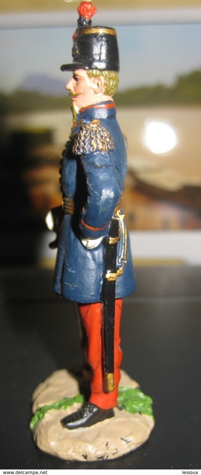 F208 FIGURINE SOLDAT DE PLOMB LEGION ETRANGERE LEGIONNAIRE CAPITAINE DU 1ER RE 1845 - Soldats De Plomb