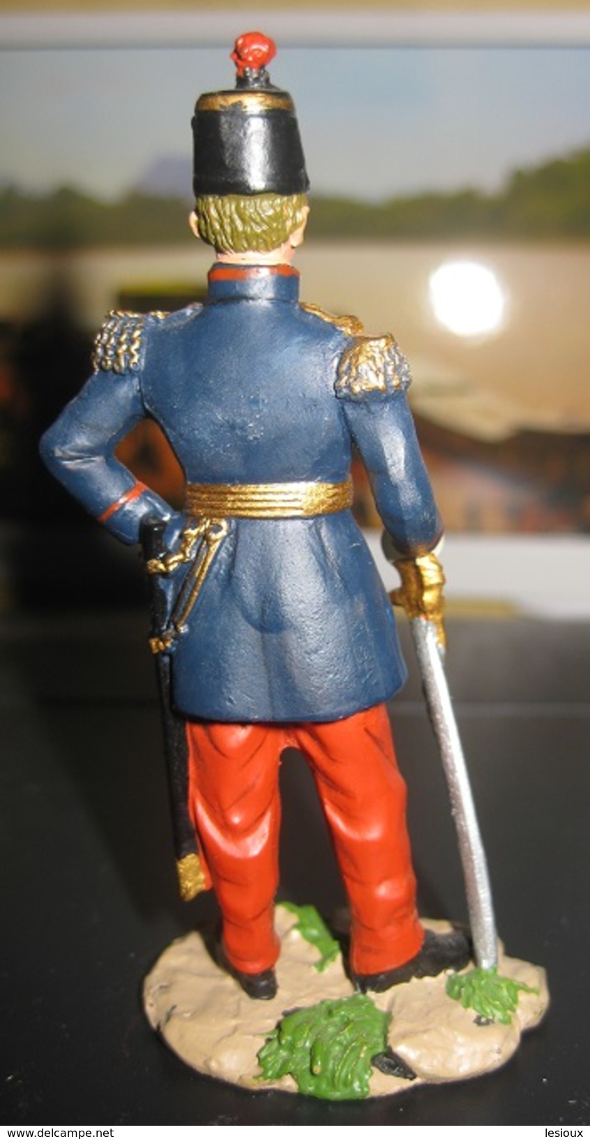 F208 FIGURINE SOLDAT DE PLOMB LEGION ETRANGERE LEGIONNAIRE CAPITAINE DU 1ER RE 1845 - Soldats De Plomb