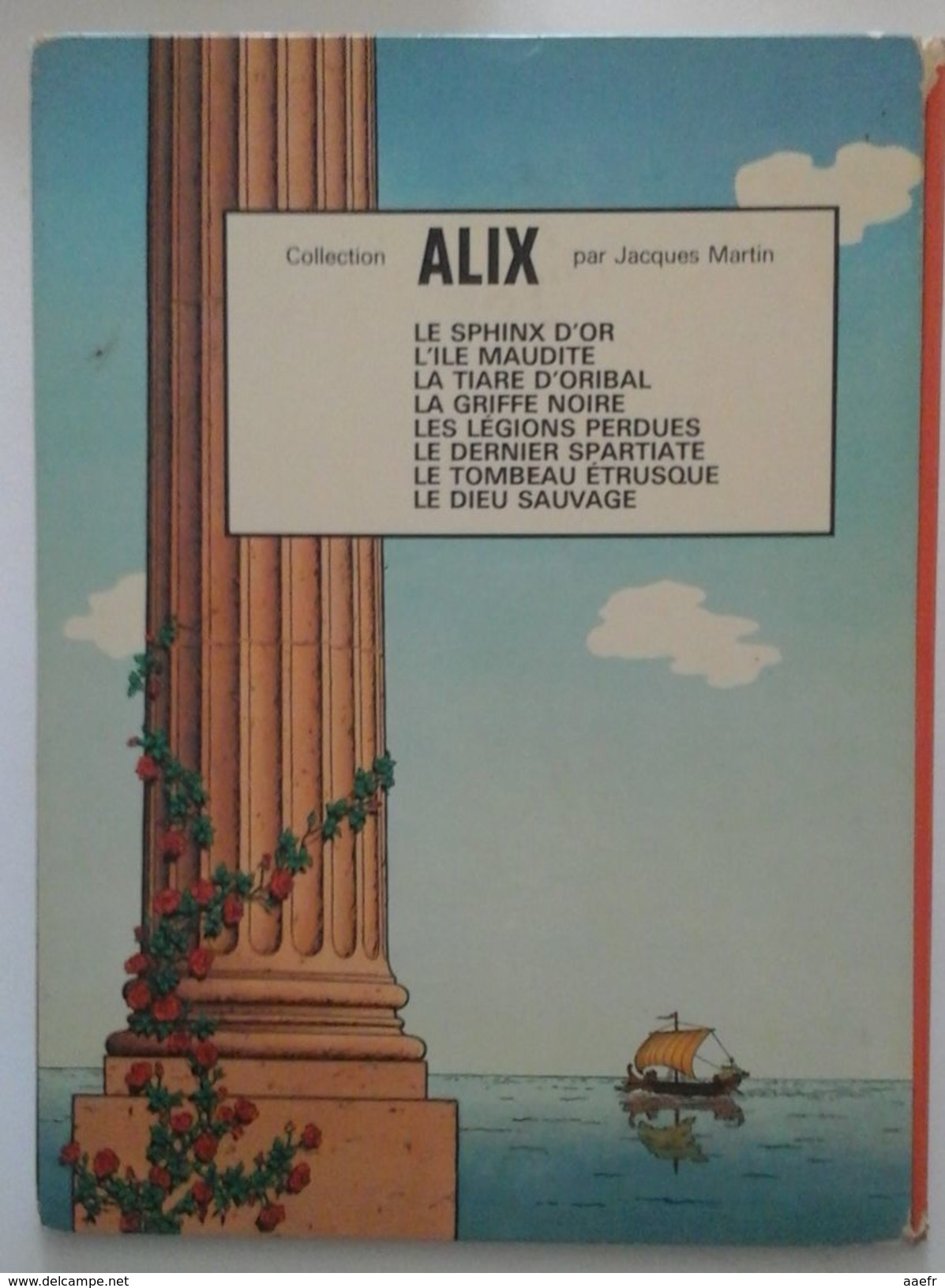 Alix - Le Sphinx D'or - J. Martin - Casterman 1971 - Réf. 2b71 - Alix