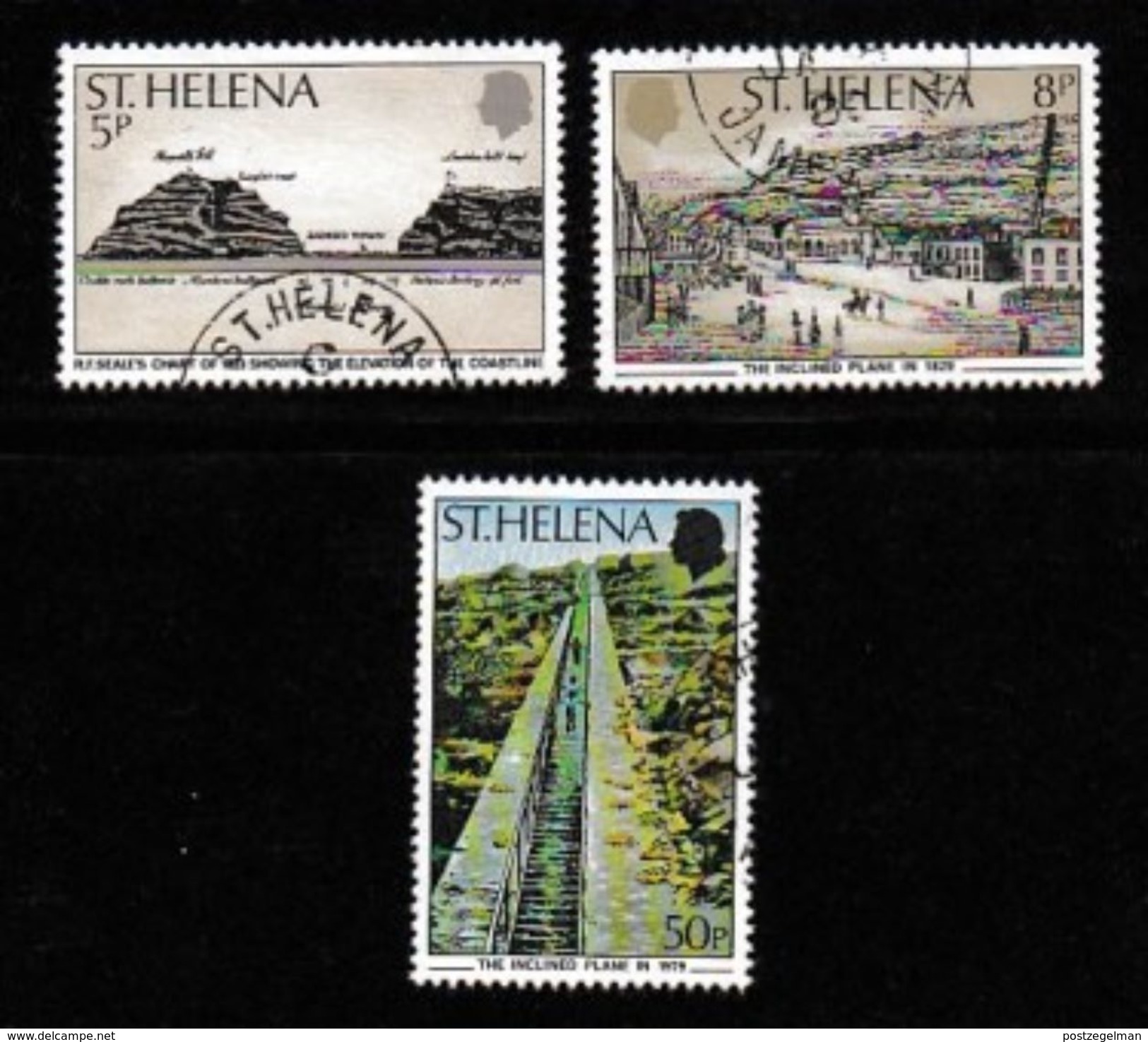 ST.HELENA 1979 CTO Stamps Inclined Planet 321-323 - Saint Helena Island