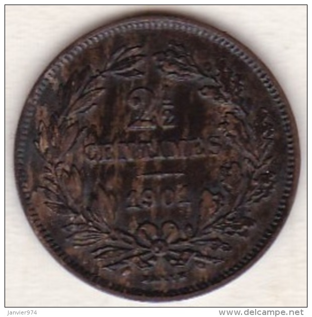 Luxembourg  2&frac12; Centimes 1901 .ADOLPHE - Lussemburgo