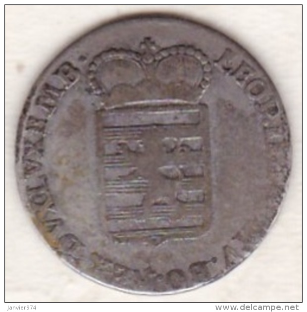 Luxembourg   3 Sols 1790 H , Leopold II , Argent. - Luxemburgo