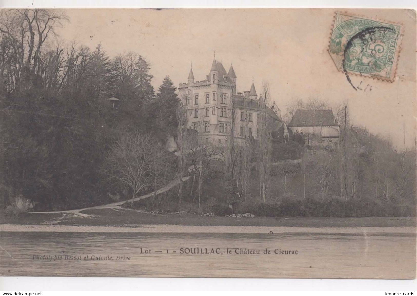 CPA.46.1906.Souillac Le Château De Cieurac. - Souillac