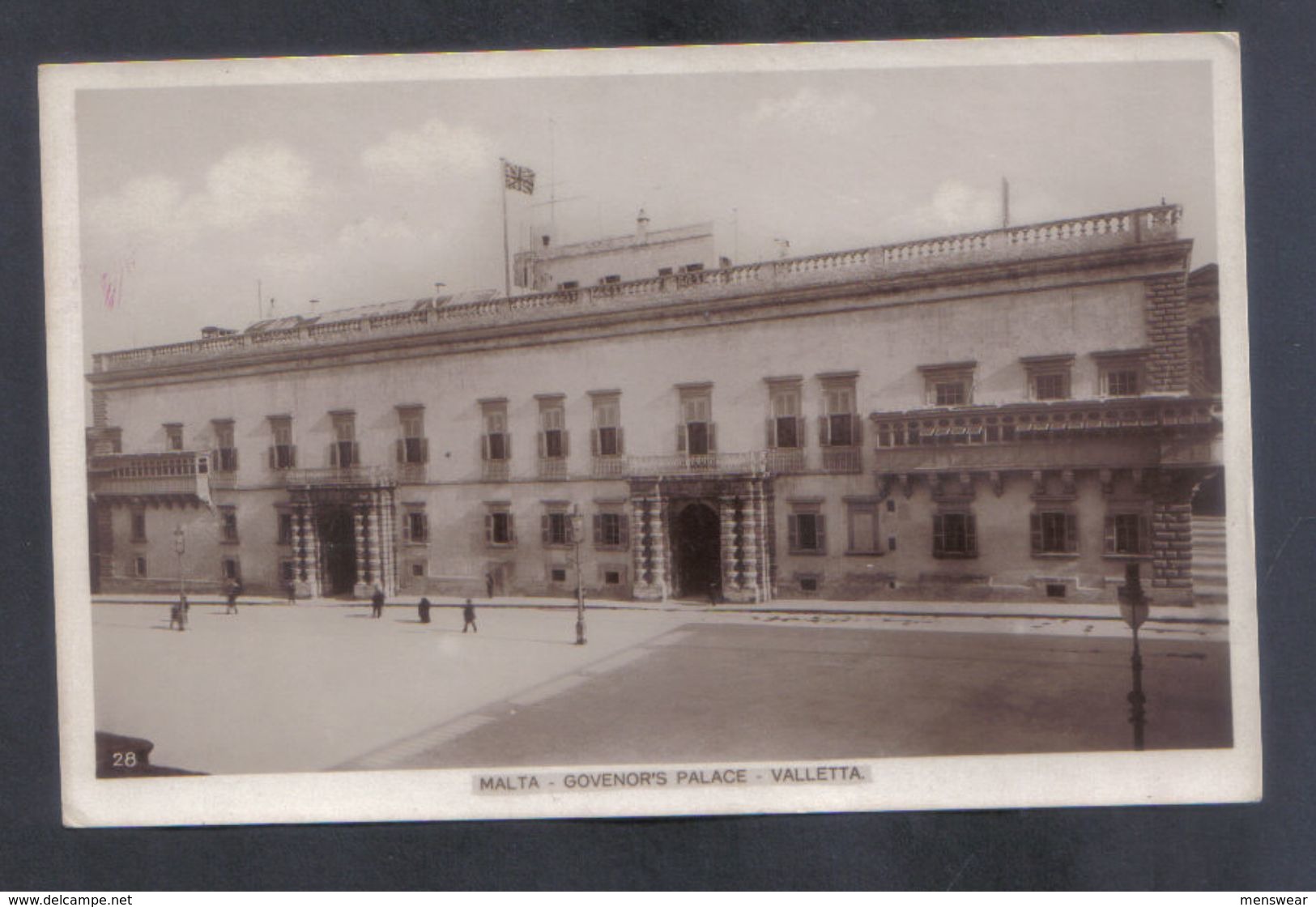 OLD MALTESE POSTCARD /  GOVERNORS PALACE VALLETTA - Malta