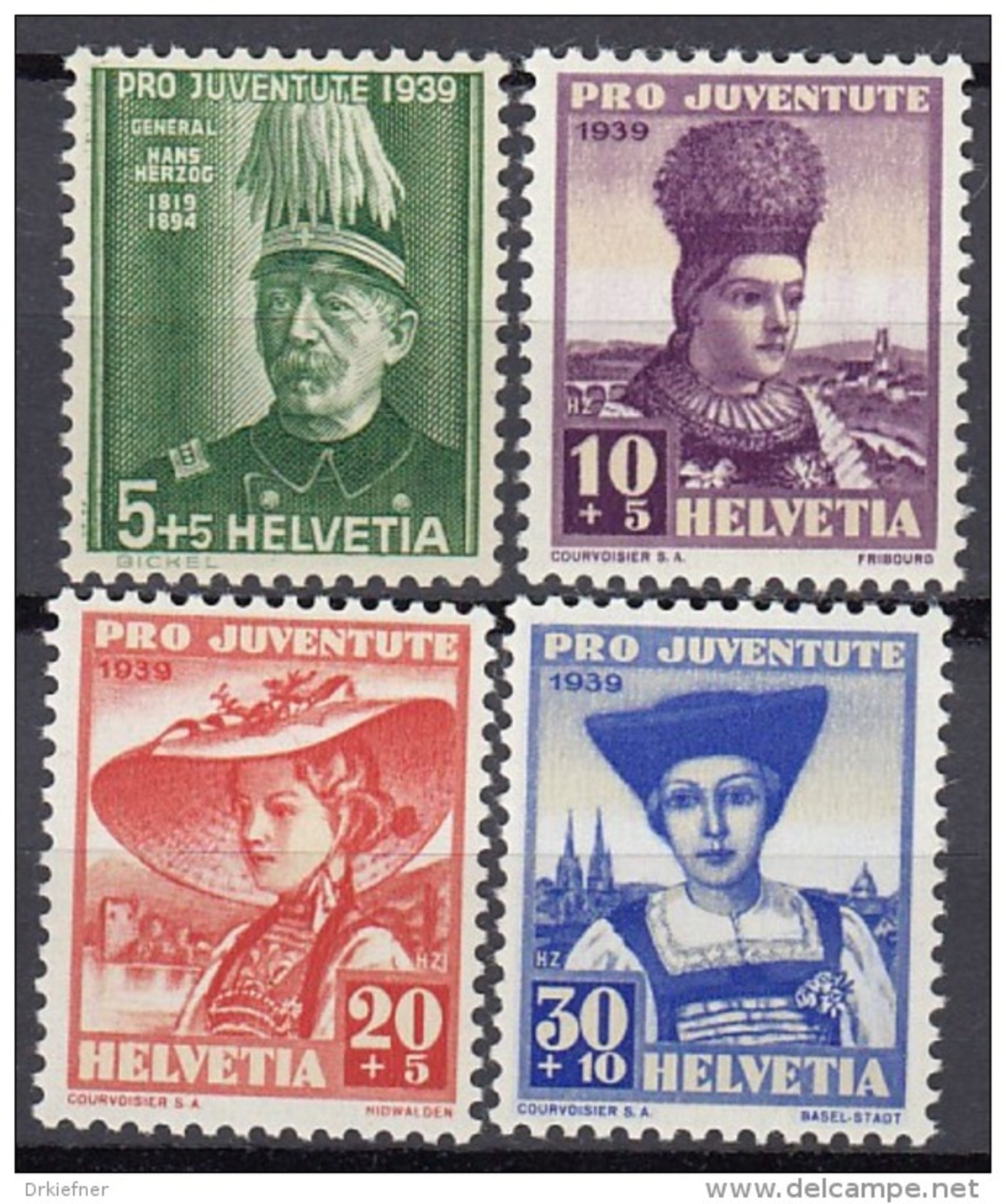 SCHWEIZ  359-362, Postfrisch **, Pro Juventute 1939 - Ungebraucht