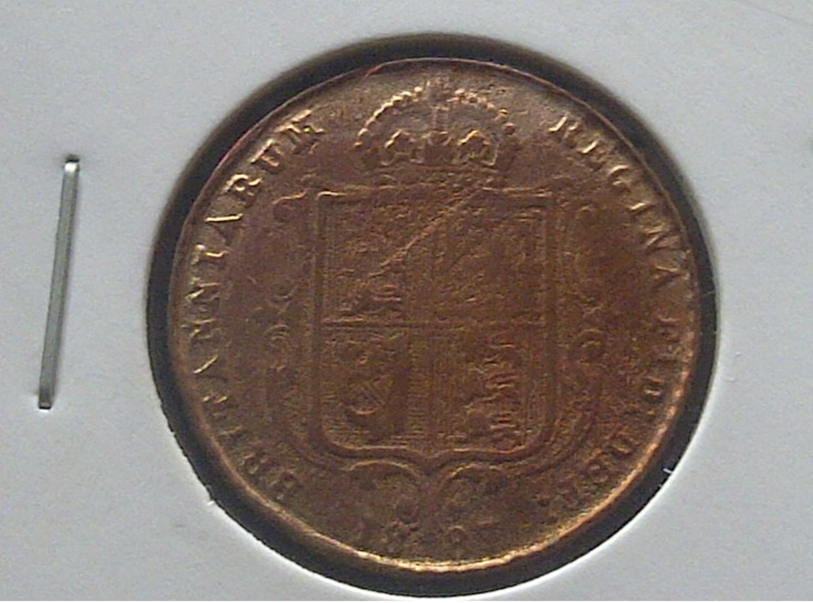 1887 Great Britain 1/2 Sovereign, GOLD KM# 766 .