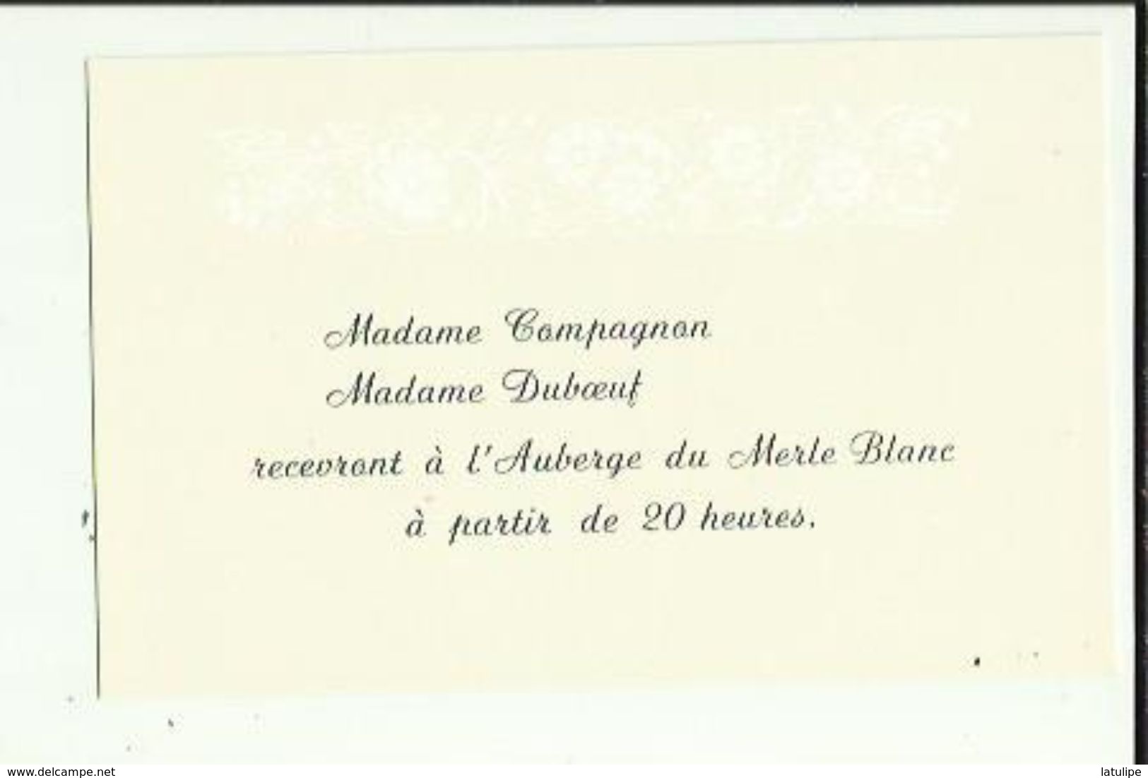 Carte Du Faire-Part Du Mariage De Françoise Et Daniel En 1978 A La MOTTE-ST JEAN 71 ( Mr Mme COMPAGNON _Mr Mme DUBOEUF - Boda