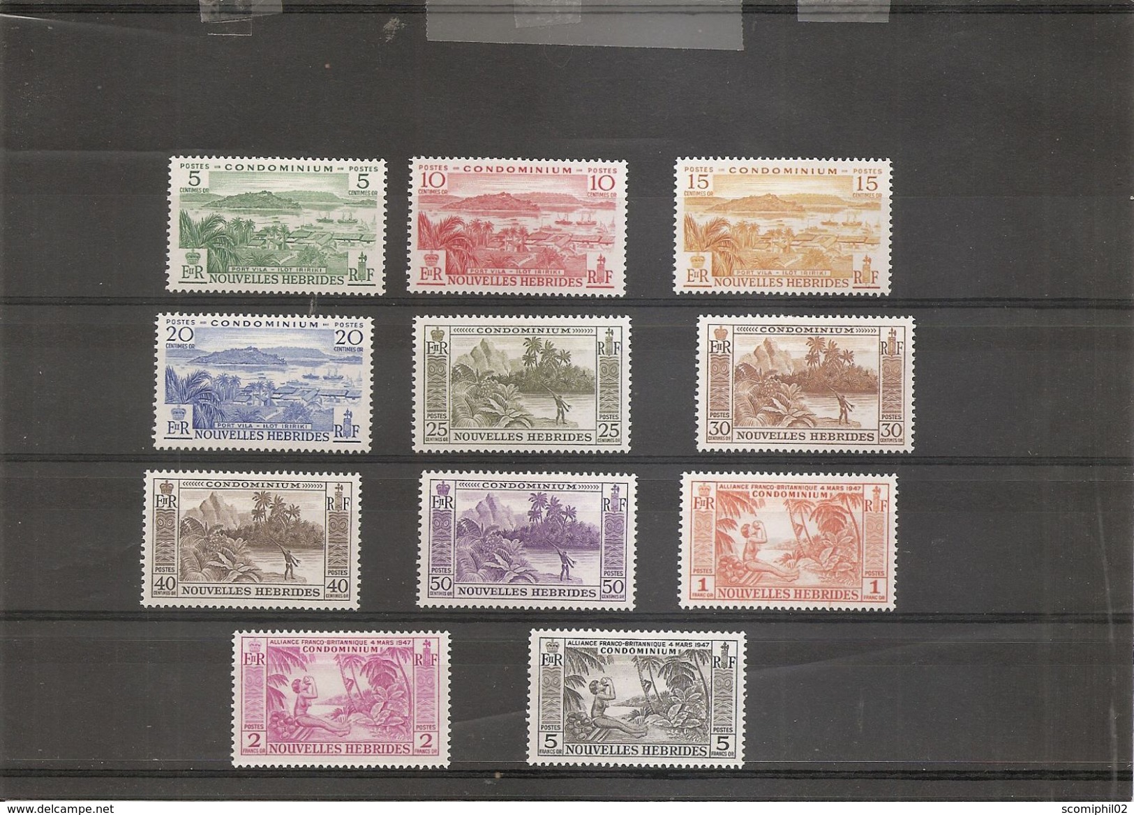 Nouvelles-Hébrides ( 175/185 X -MH) - Unused Stamps