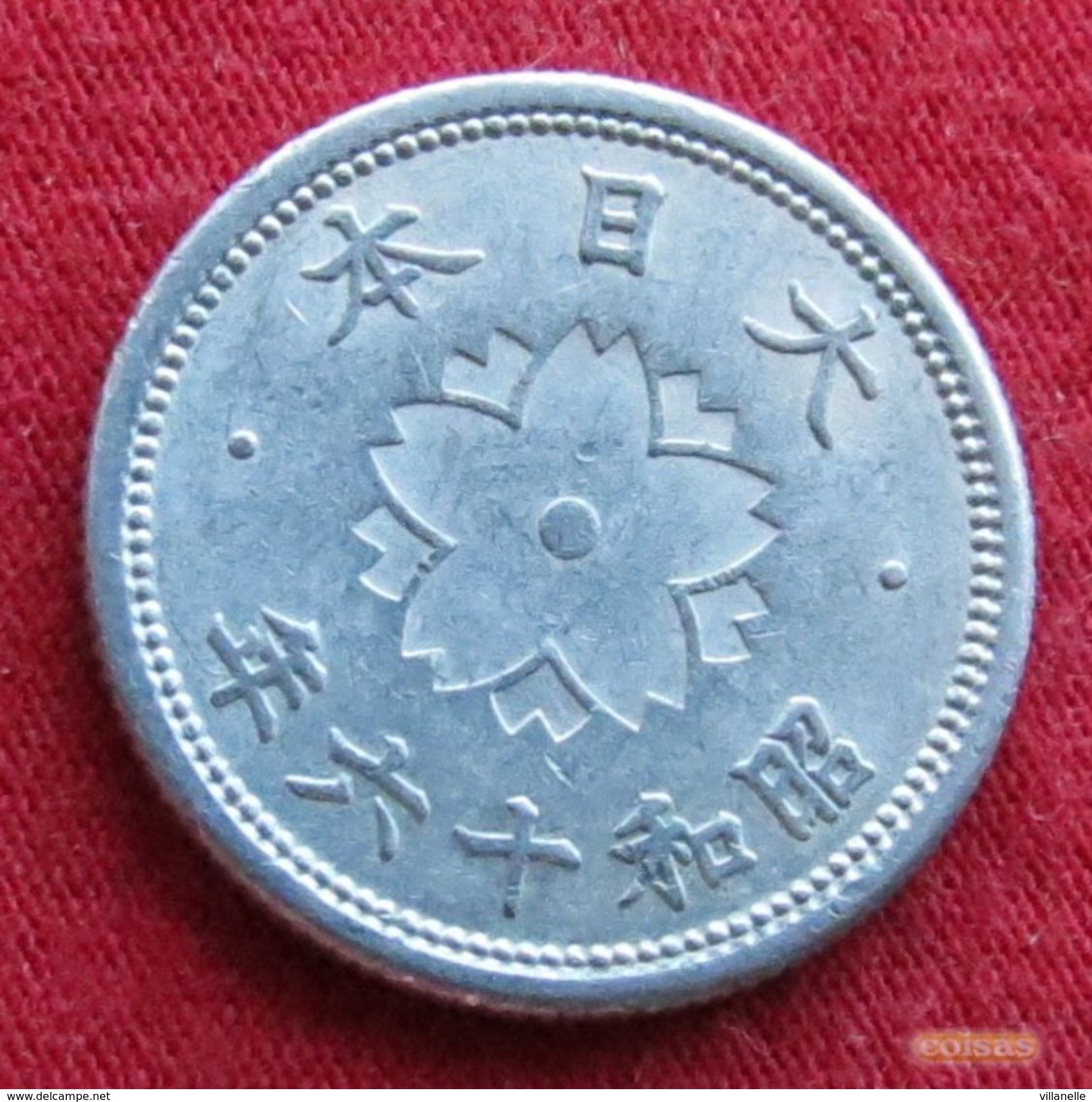 Japan 10 Sen 1941 / Yr. 16 Y# 61a Peso: 1.2 G  Japão Japon - Japan
