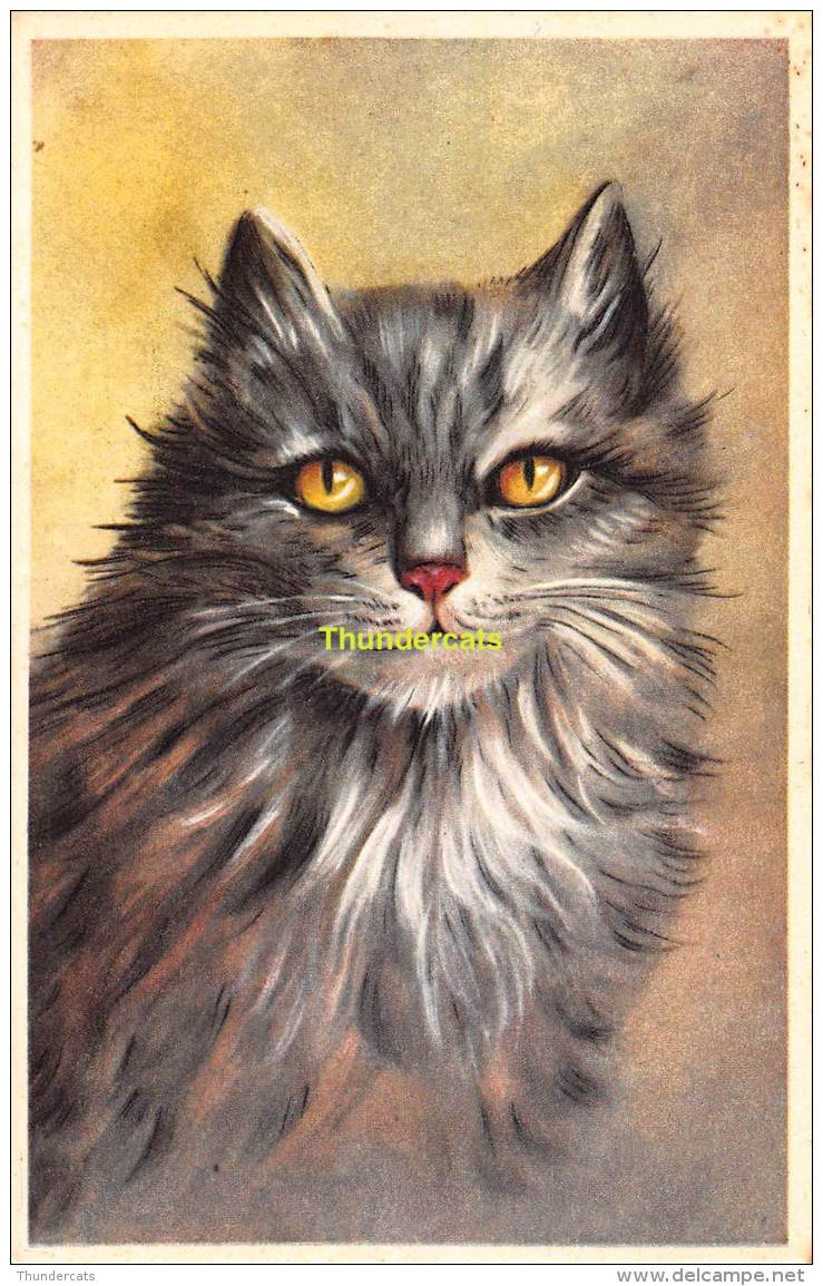 CPA   DESSIN CHAT CHATS  ARTIST DRAWN CARD CAT CATS - Cats