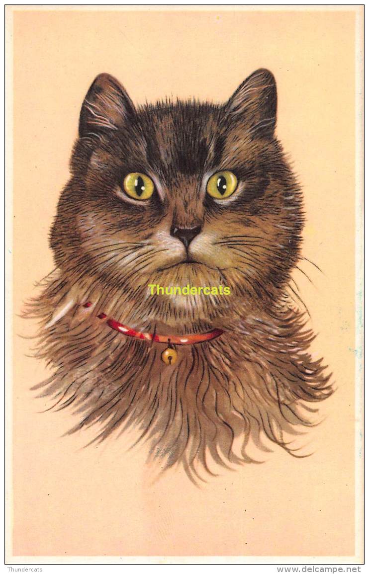 CPA   DESSIN CHAT CHATS  ARTIST DRAWN CARD CAT CATS - Katzen