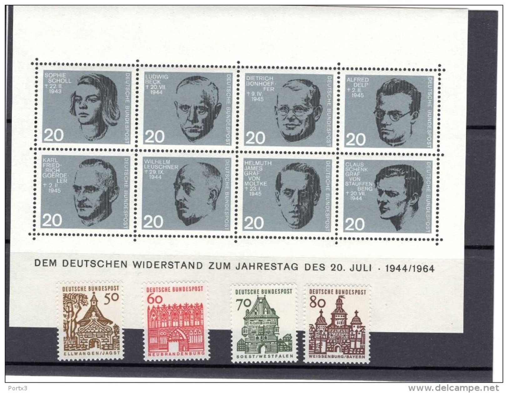 Bund Komplettes Jahr 1964 /  Year 1964 Nr. 412 - 461 MNH Postfrisch ** - Ungebraucht