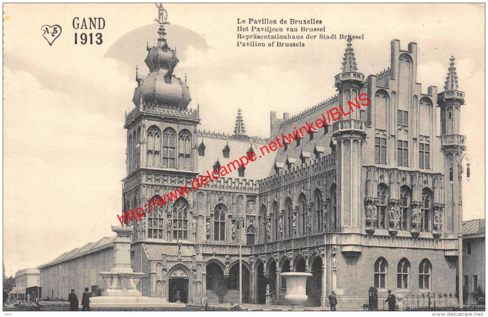 Het Paviljoen Van Brussel - Wereldtentoonstelling 1913 - Gent - Gent