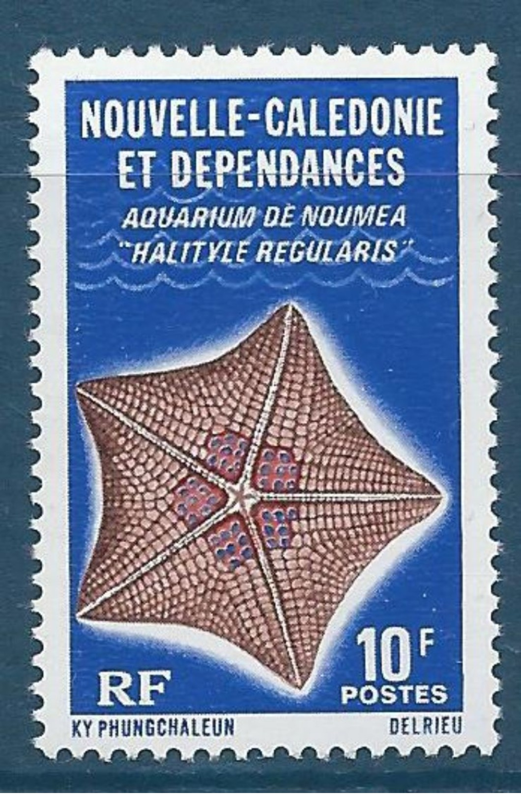 NOUVELLE CALEDONIE - N°419 - 10f. Halityle Regularis - Aquarium De Nouméa - Neuf** TTB Etat - Unused Stamps