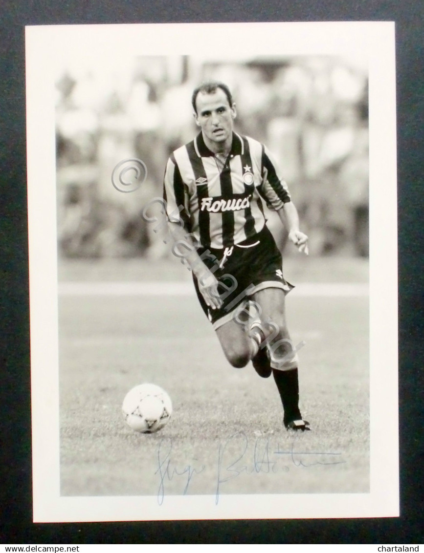 Sport Calcio - Autografi Sportivi - Foto Inter - 1993 - Battistini Sergio - Autres & Non Classés