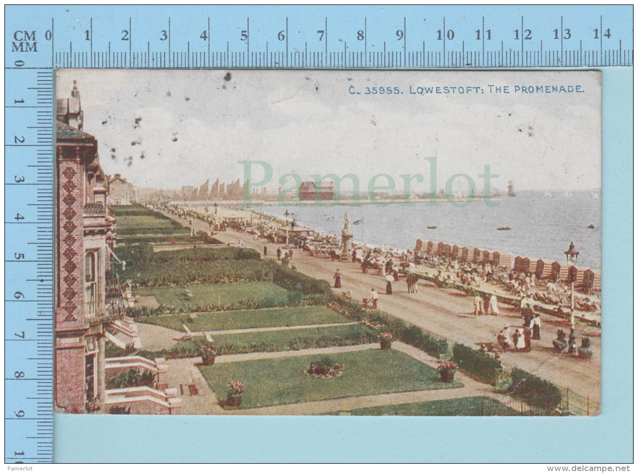 Lowelstoft England  - The Promenade -  Cover Lowestoft 1911 Send To China - Lowestoft