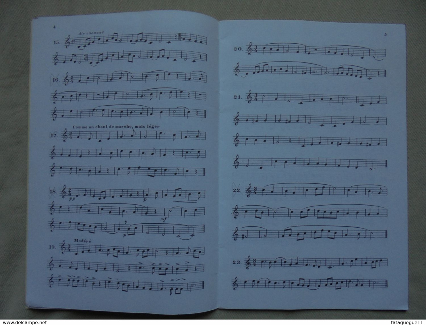 Ancien - Livret Solfège Mélodique 100 Leçons Par Henri Bert Degré Préparatoire - Aprendizaje