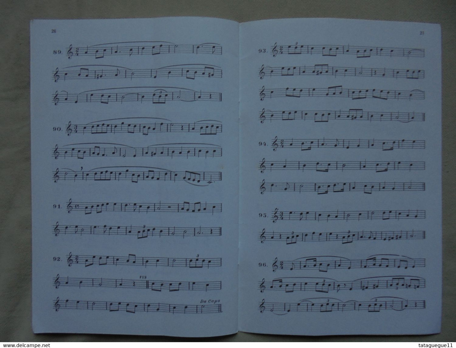 Ancien - Livret Solfège Mélodique 100 Leçons par Henri Bert Degré Préparatoire