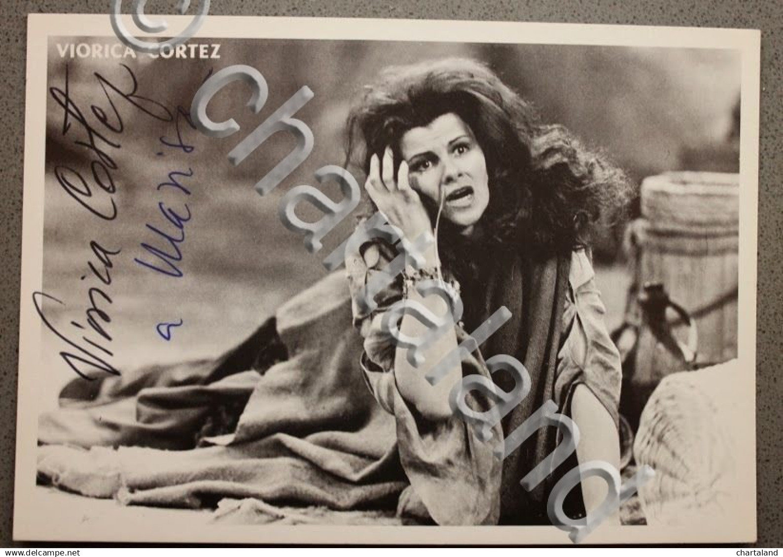 Foto Autografo Lirica Mezzosoprano Viorica Cortez Anni '70 - Other & Unclassified