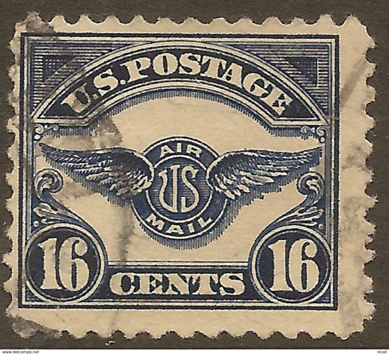 USA 1923 16c Air Insignia SG A615 U #AFA35 - 1a. 1918-1940 Usados