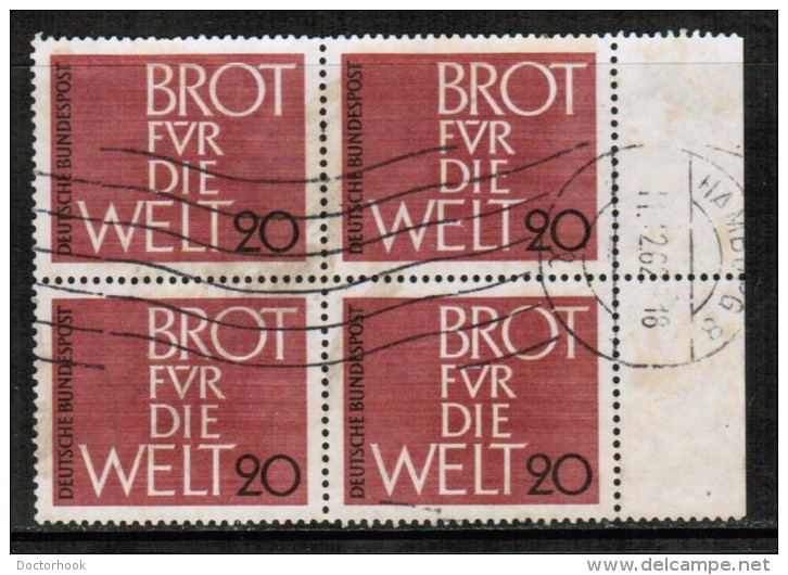 GERMANY   Scott # 854 VF USED BLOCK Of 4 - Used Stamps
