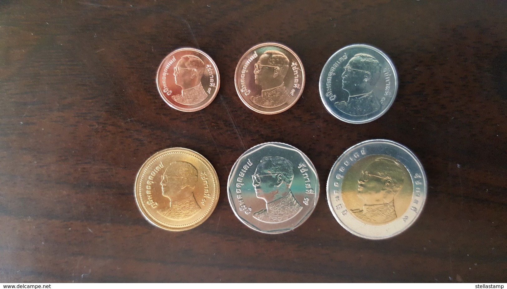 Thailand Coin Circulation Set Year 2016 UNC - Thailand