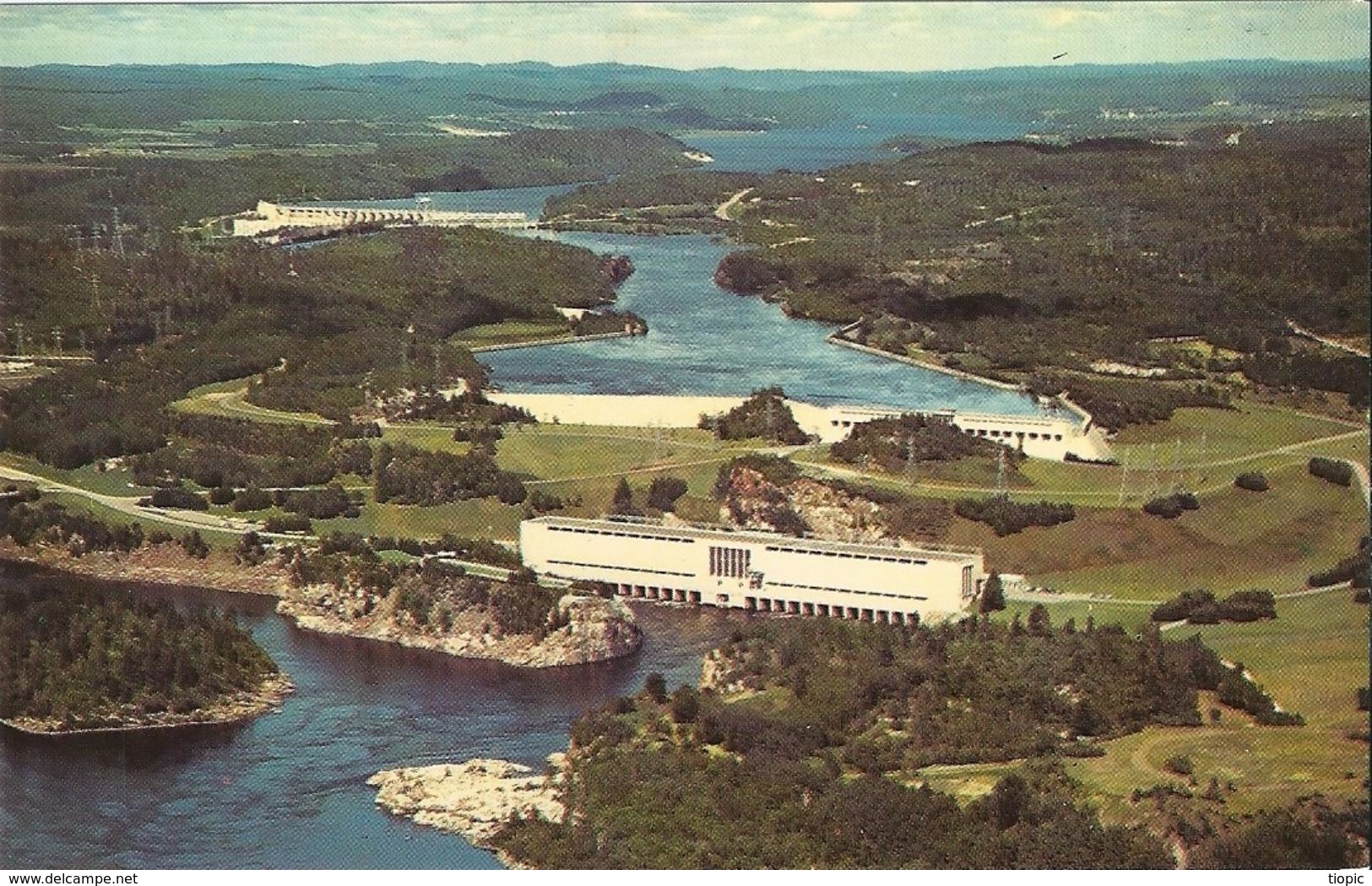 SHIPSHAW  ( Barrage )  à  Saguenay  - Québec -  CANADA  - Exploité Par La  Cie  Rio Tinto Alcan   ( CPsm Couleur ) - Saguenay