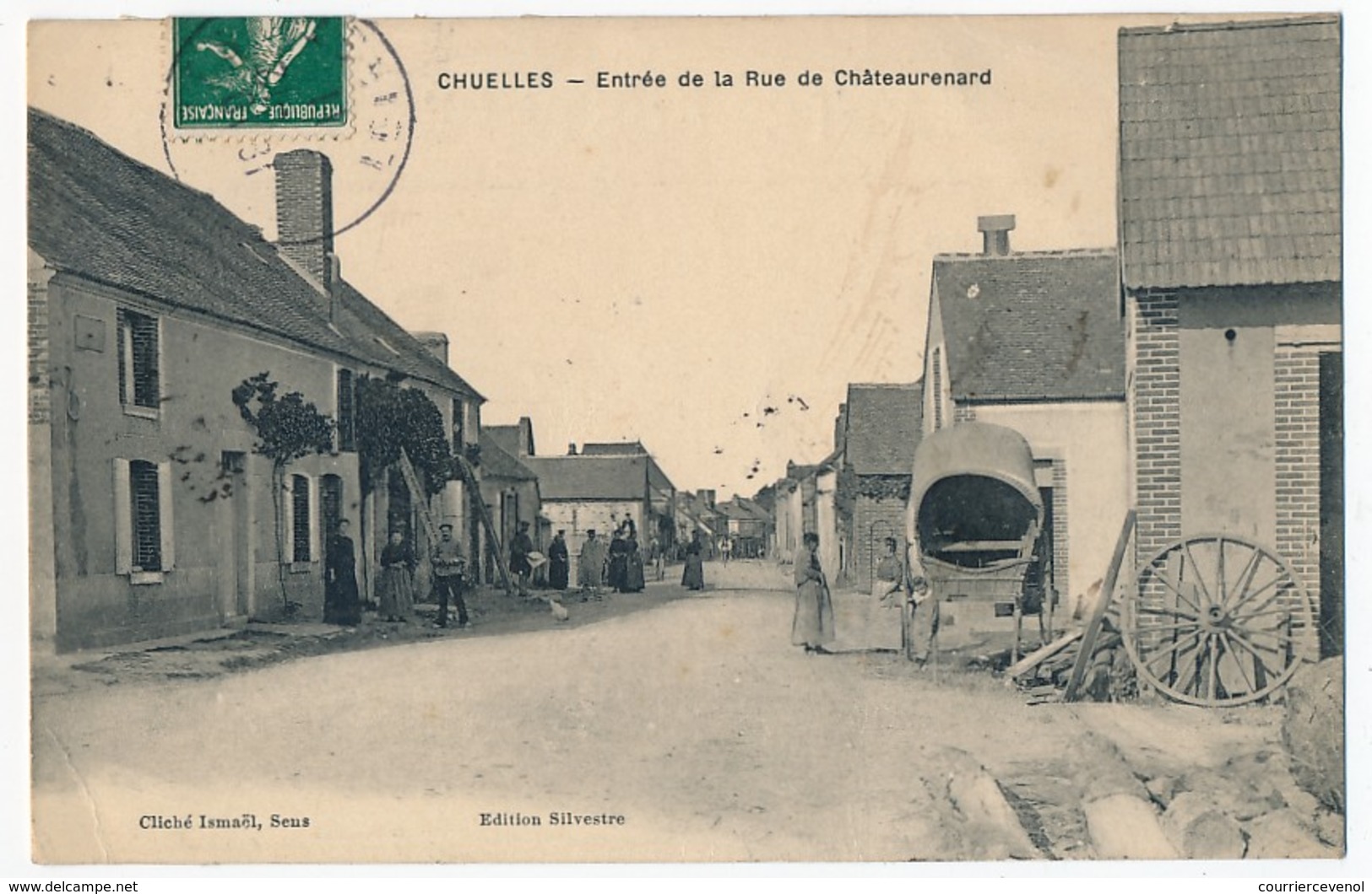 CPA - CHUELLES (Loiret) - Entrée De La Rue De Chateaurenard - Autres & Non Classés