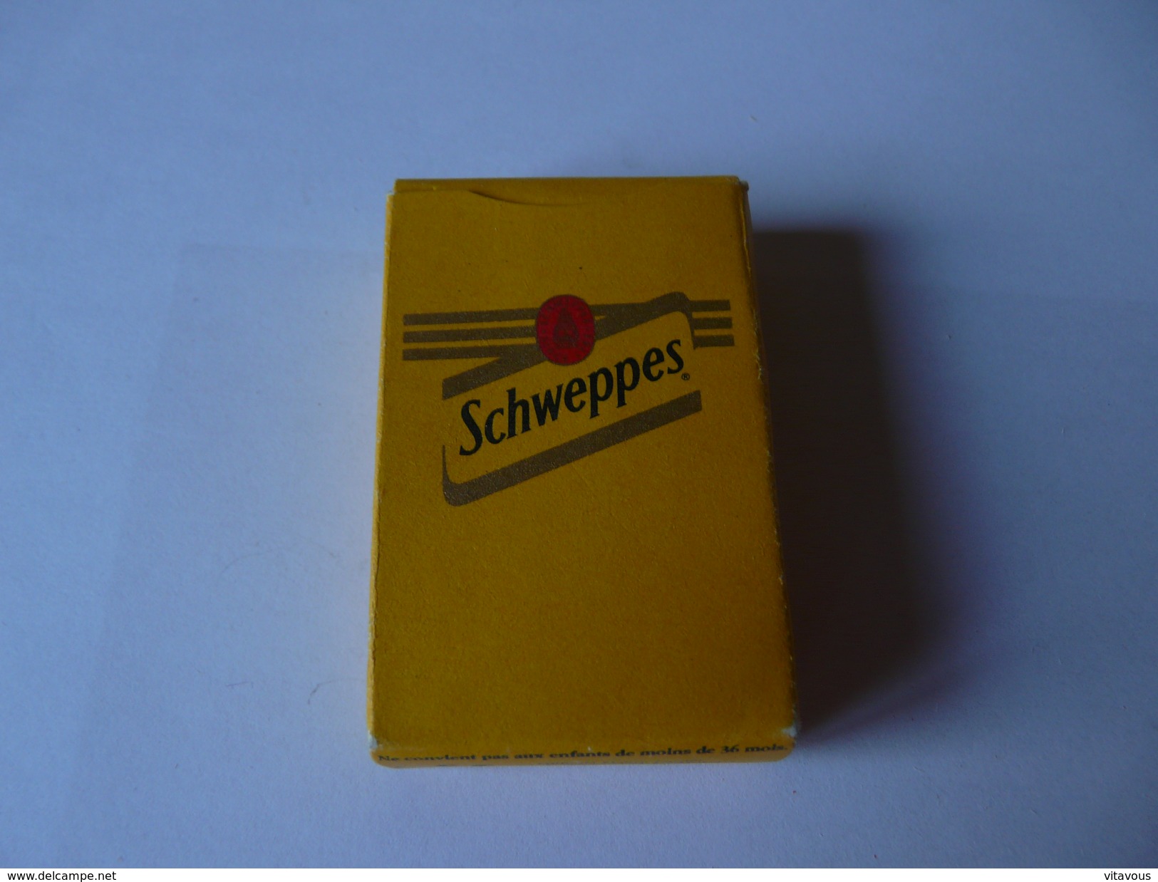 COLLECTOR Mini Jeu Des 7 Familles SCHWEPPES - Playing Cards - Format 6 X 4 Cm - Autres & Non Classés