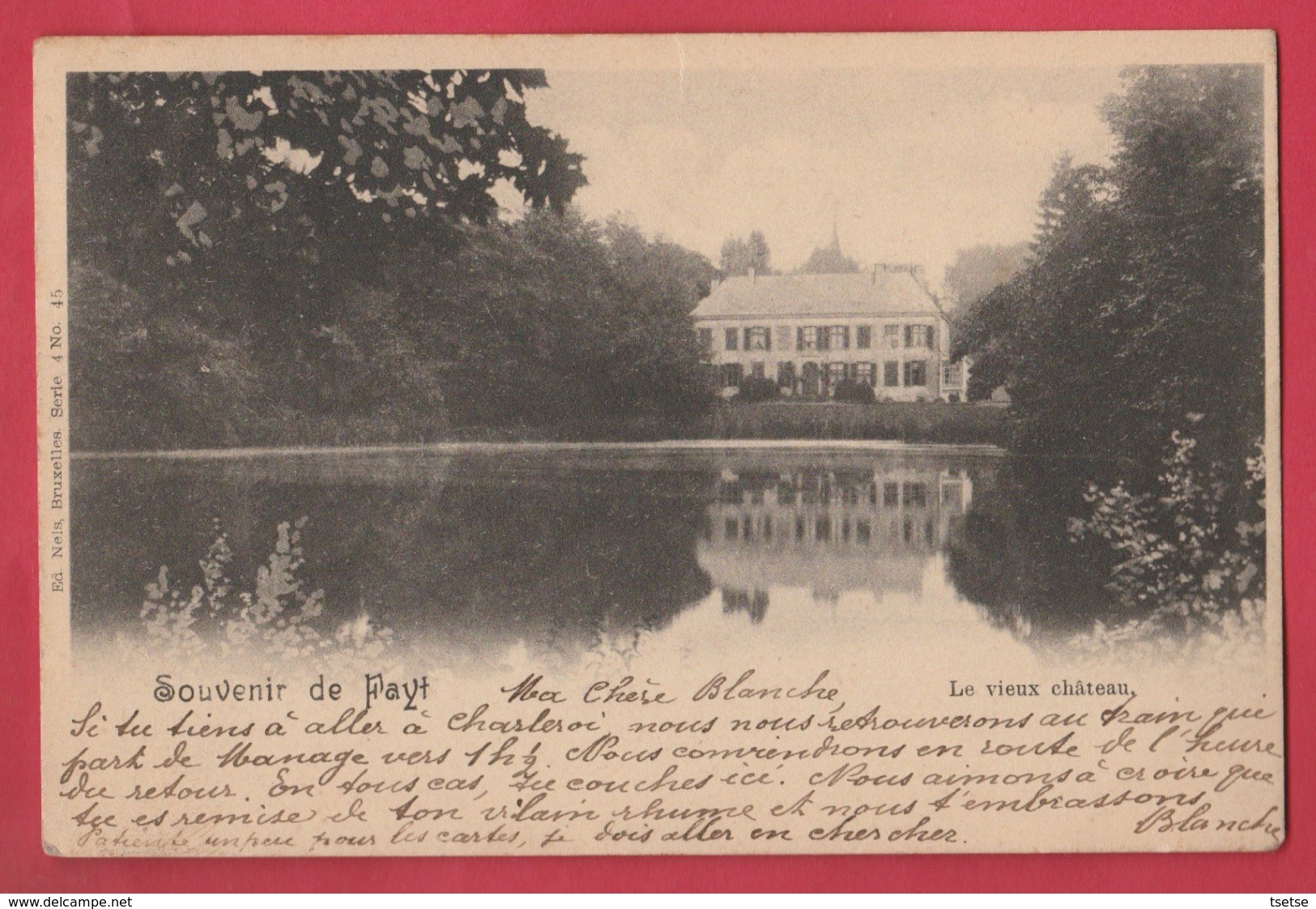 Fayt ... Souvenir De  - Le Vieux Château - 1901 ( Voir Verso ) - Manage