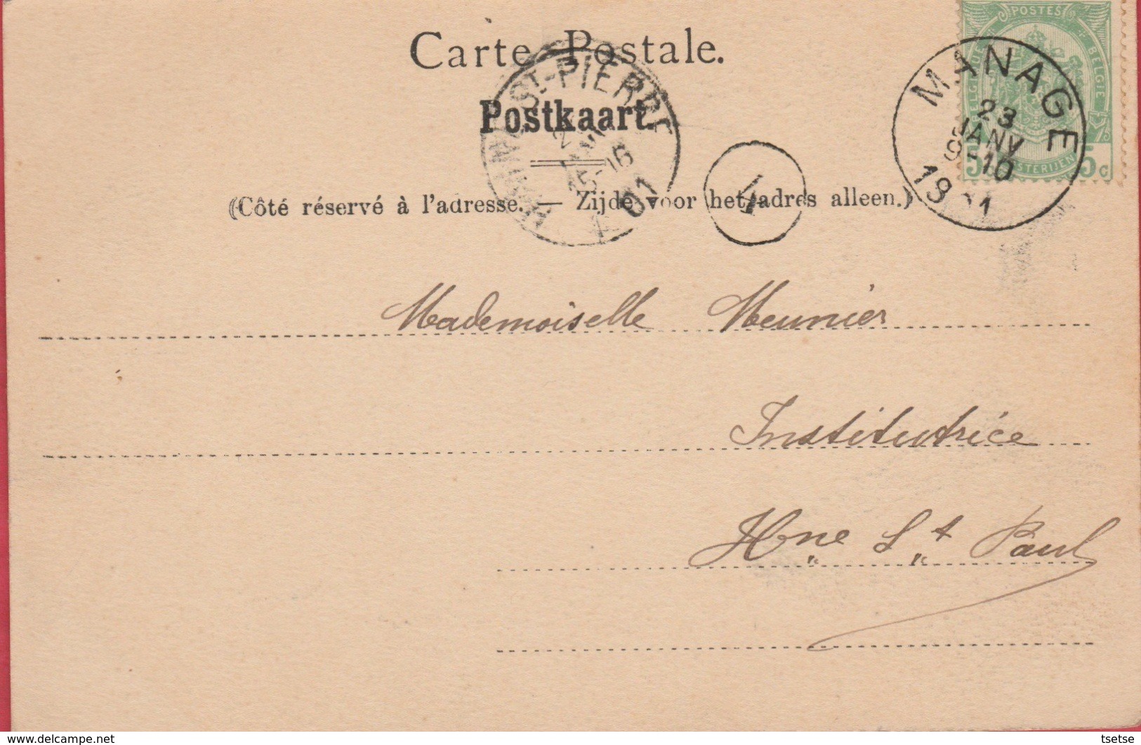 Fayt ... Souvenir De  - Le Vieux Château - 1901 ( Voir Verso ) - Manage
