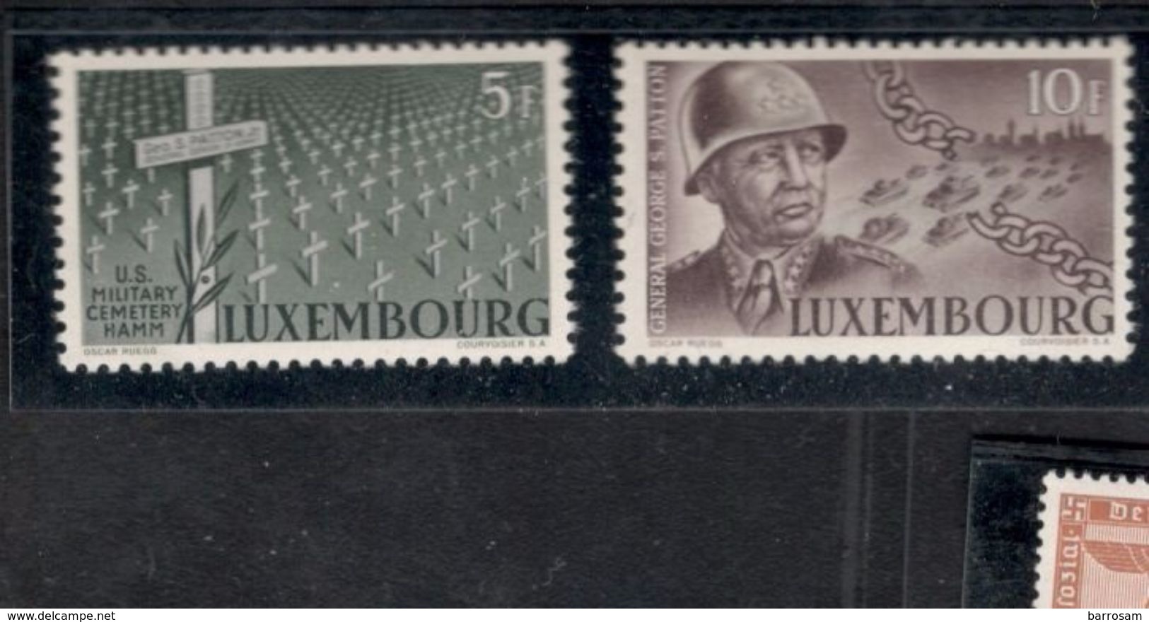 Luxembourg1947:Gen.George Patton Michel425-6mnh** Cat.Value12,50Euros - Unused Stamps