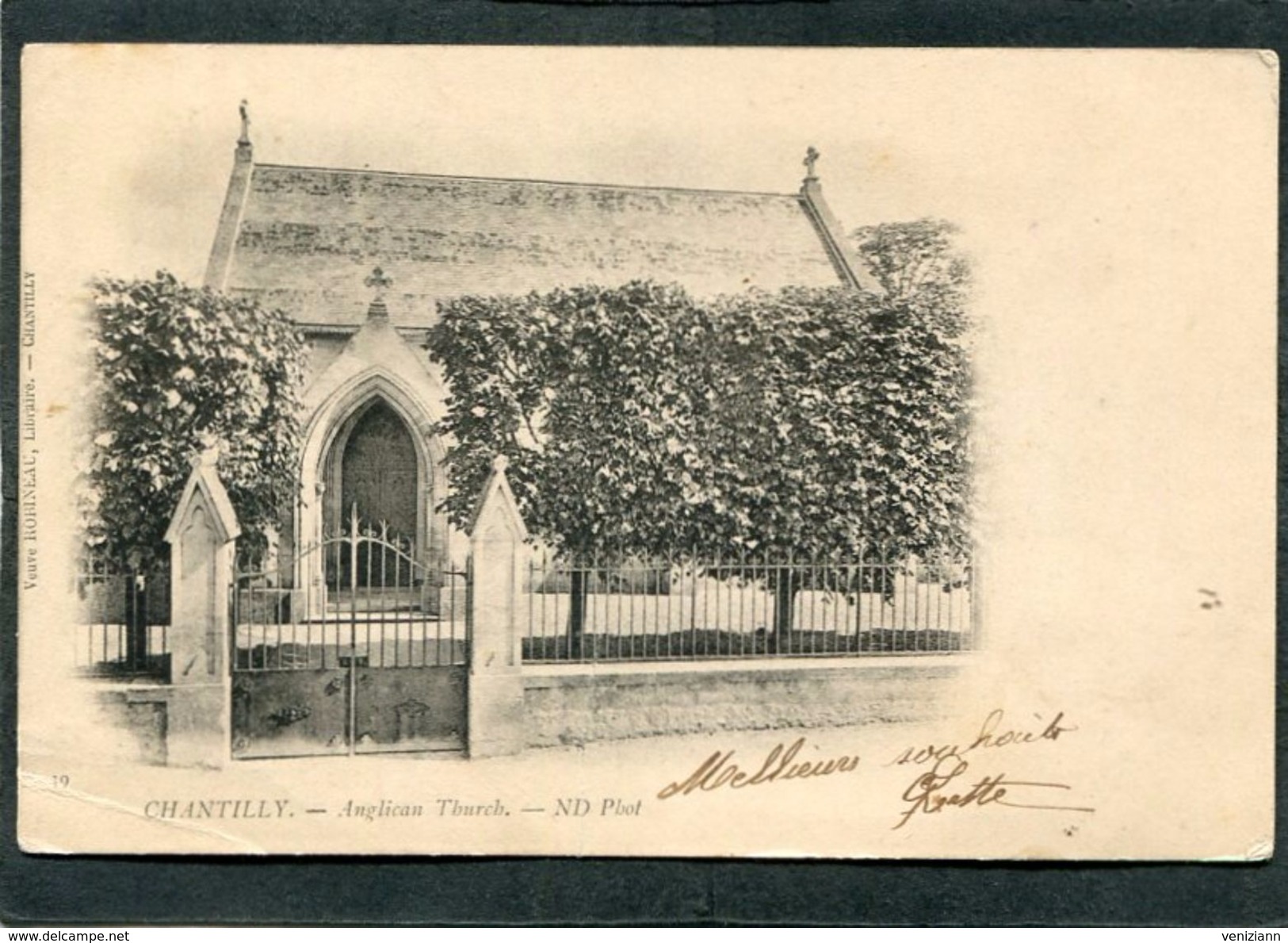 CPA - CHANTILLY - Anglican Church  (dos Non Divisé) - Chantilly