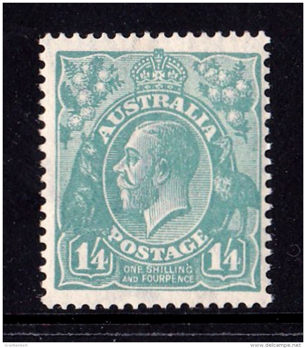 Australia 1932 King George V 1/4d Greenish Blue C Of A Watermark MH - Mint Stamps