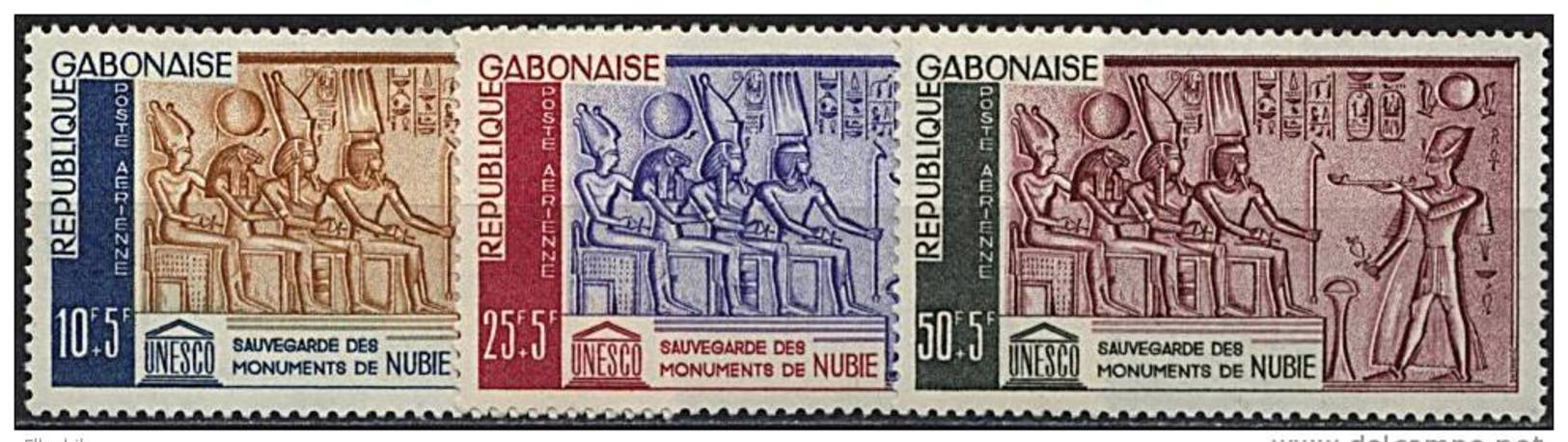 Gabon, PA N° 019 à N° 021** Y Et T, 19 / 21 - Gabon (1960-...)