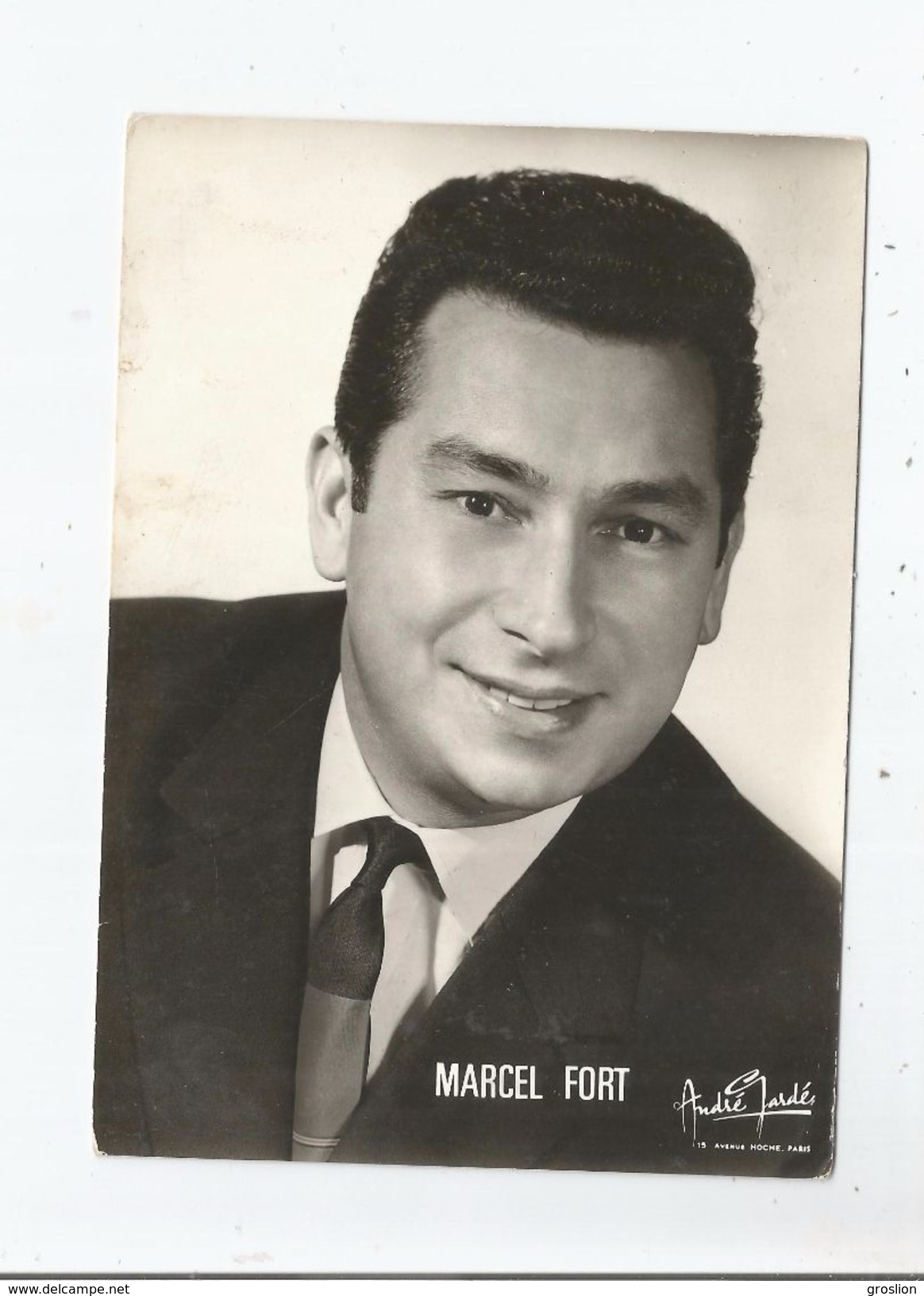 MARCEL FORT CARTE AVEC AUTOGRAPHE - Autres & Non Classés