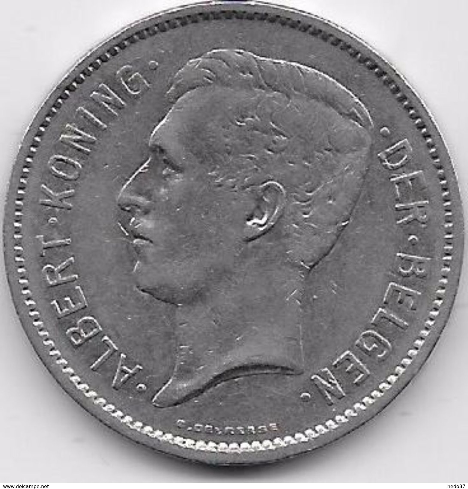 Belgique - 5 Francs 1931 - 5 Frank & 1 Belga