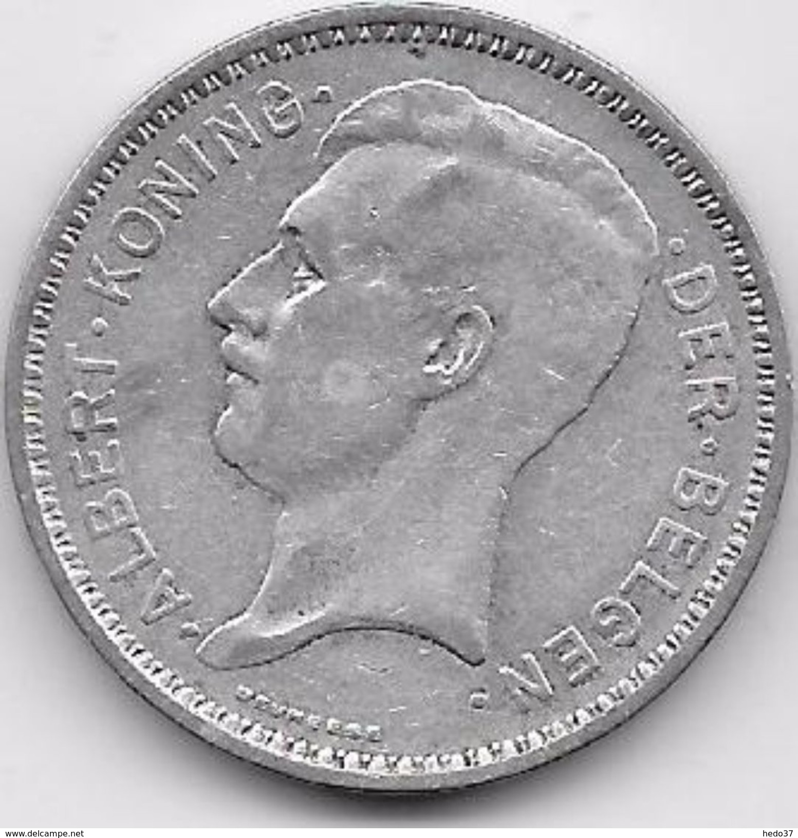 Belgique - 20 Francs 1934 - Argent - 20 Francs & 4 Belgas