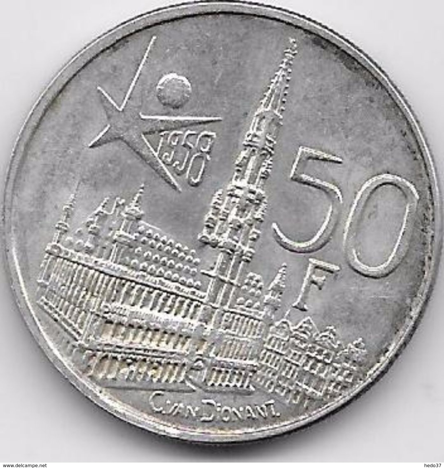 Belgique - 50 Francs 1958 - Argent - 50 Francs