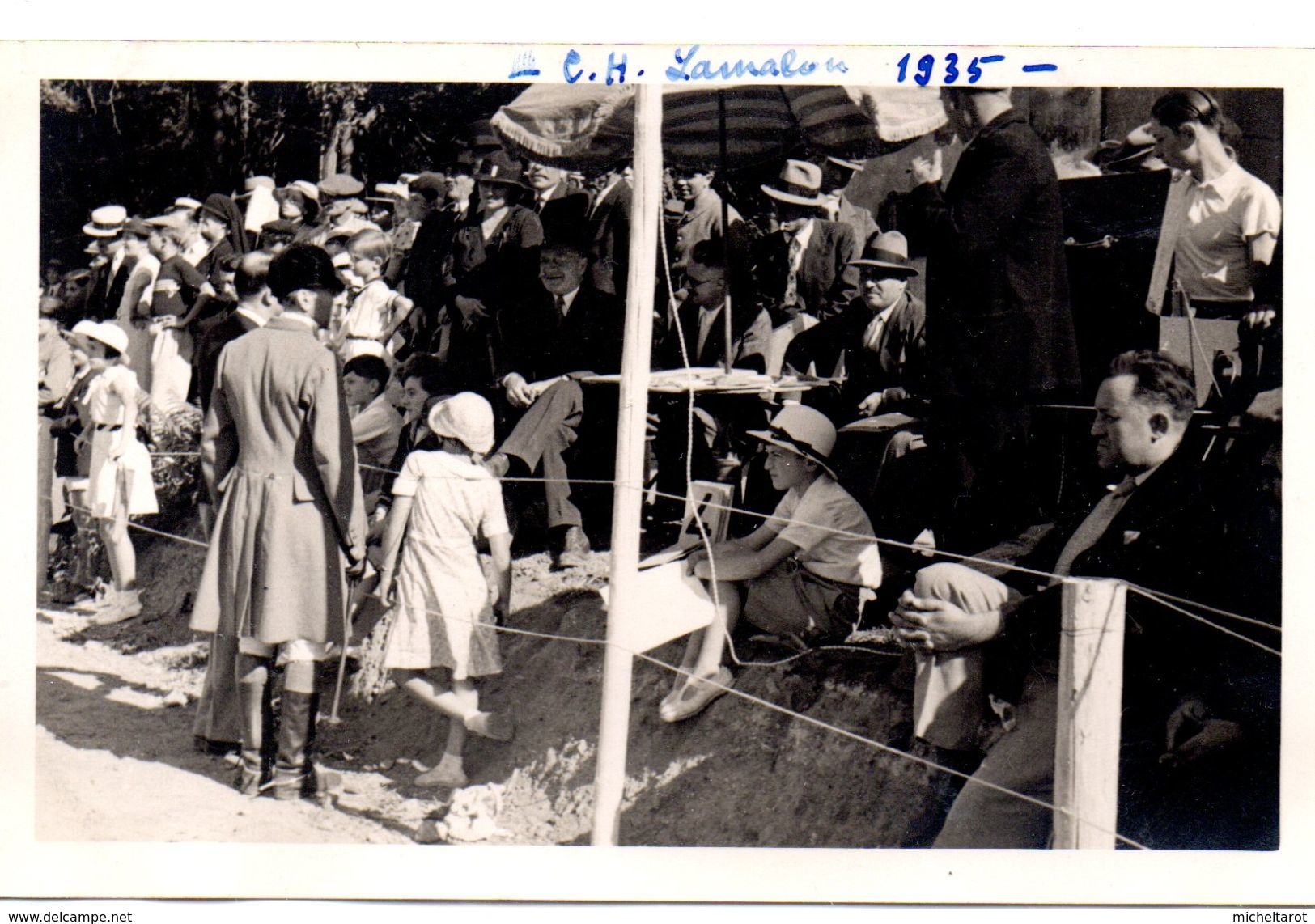 Hérault : Lamalou-les-Bains   : Carte-photo Du Concours Hippique De 1935 - Lamalou Les Bains