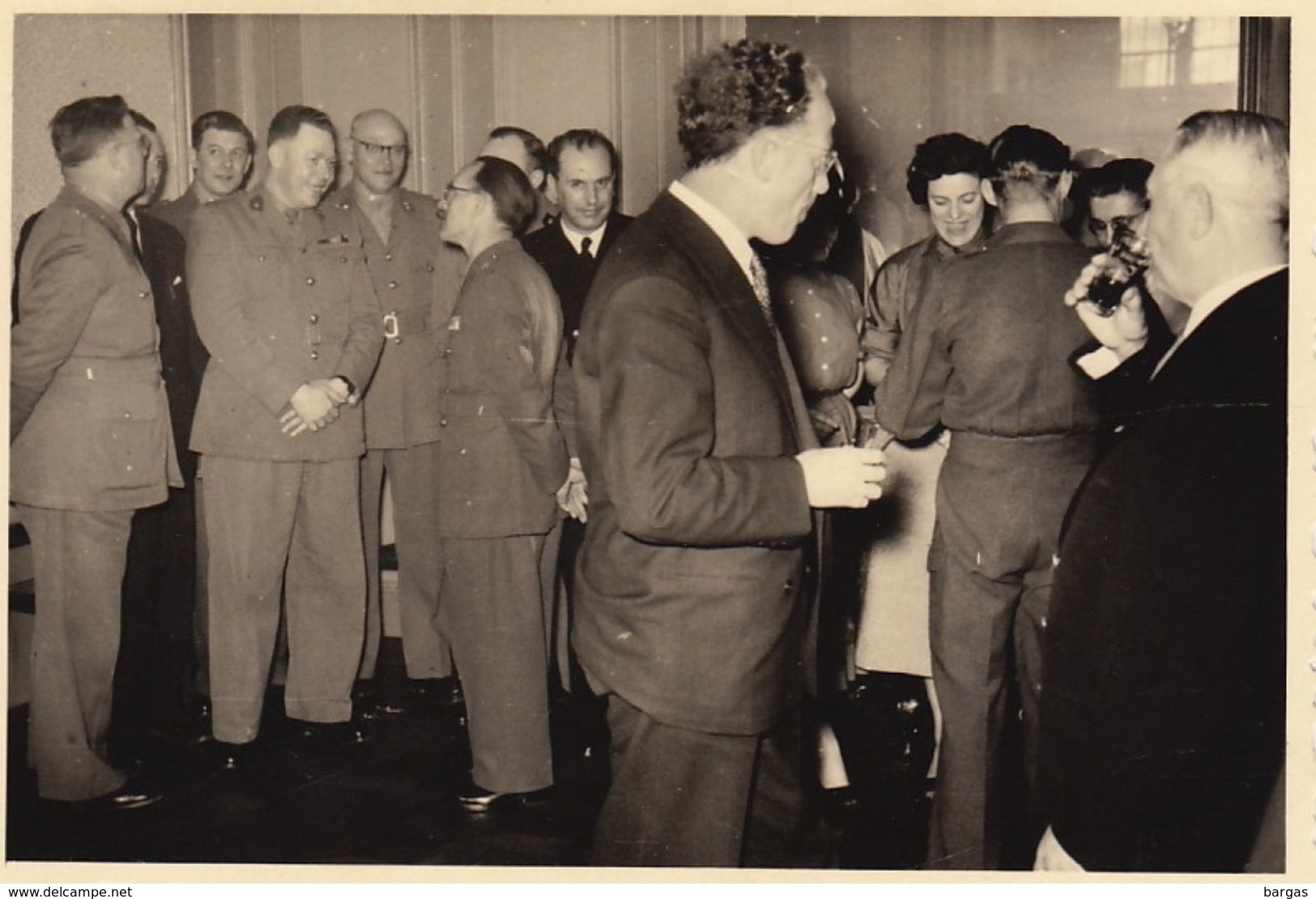 9 Photos Militaire Officier CARON De Gand Sécrétariat Du S.A.T. Armée Belge Nomination En 1947 - Guerre, Militaire