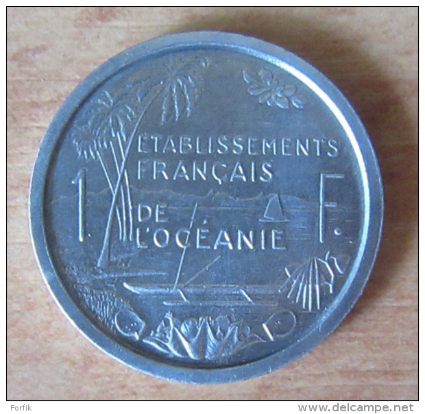 E.F.O. Etablissements Français De L'Océanie - 2 Monnaies 1 Franc 1942 Et 5 Francs 1952 - Aluminium - TTB - Other - Oceania